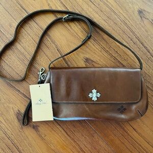 Patricia Nash Brown Crossbody Bag